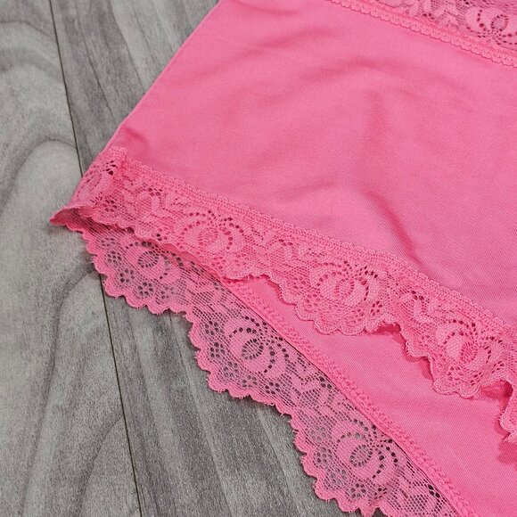 Frederick's Of Hollywood Pink Microfiber Stretchy Cheeky Panties Size XXL - Picture 6 of 7